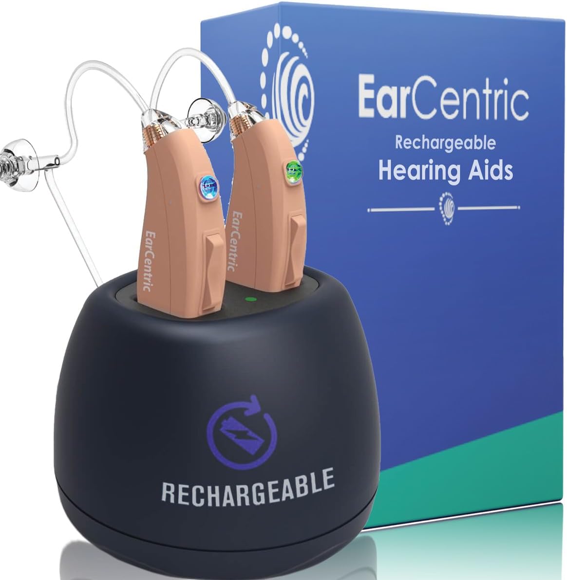 EarCentric EasyCharge Rechargeable Hearing Aids