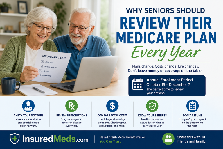 Why Seniors Should Review Their Medicare Plan Every Year